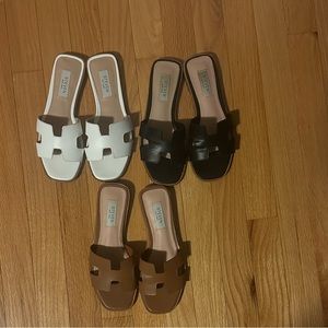 3 Pairs of Steve Madden Hayden Sandals